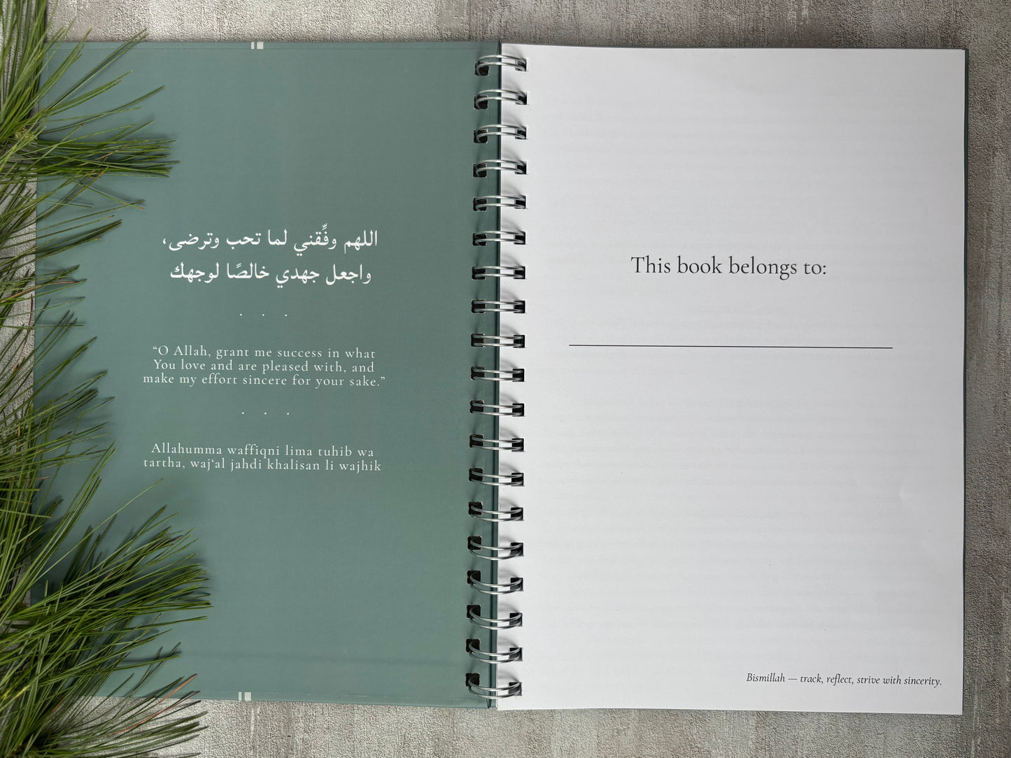 Muslim Habit Tracker – 12 Month Undated Habit Planner