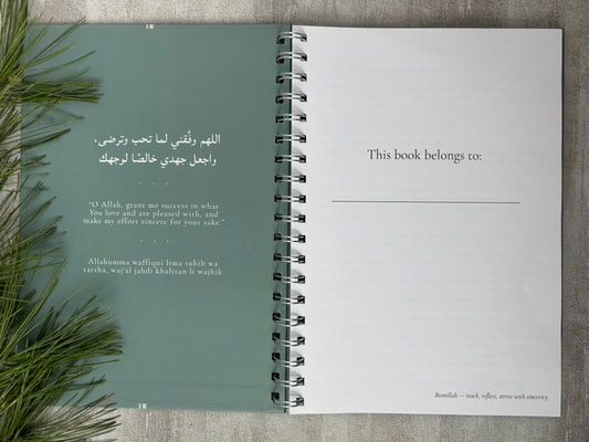 Muslim Habit Tracker – 12 Month Undated Habit Planner